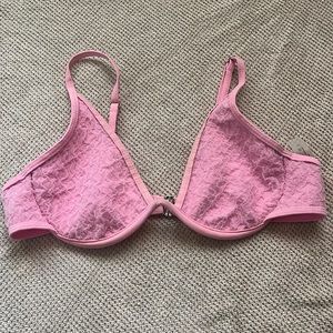 Textured Underwire Bikini Top